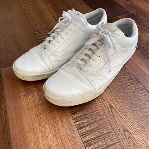 Mens white Vans